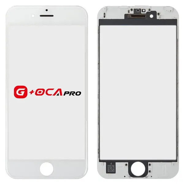 MR1_100935 Скло дисплея oca pro для iphone 6 (4.7") для переклеювання з рамкою та oca white 