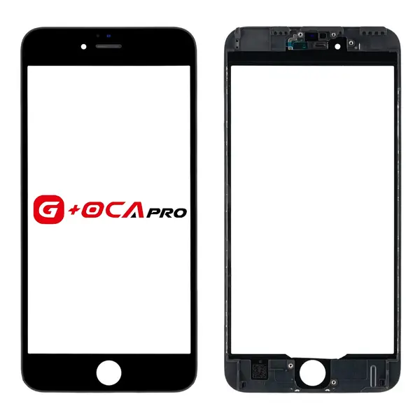 MR1_100957 Скло дисплея oca pro для iphone 6s plus (5.5") для переклеювання з рамкою та oca black 
