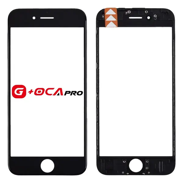 MR1_100945 Скло дисплея oca pro для iphone 6s (4.7") для переклеювання з рамкою та oca black 