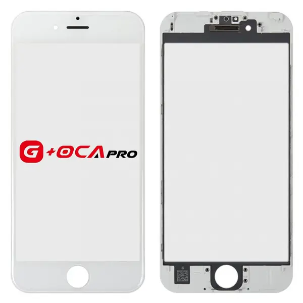 MR1_100944 Скло дисплея oca pro для iphone 6s (4.7") для переклеювання з рамкою та oca white 
