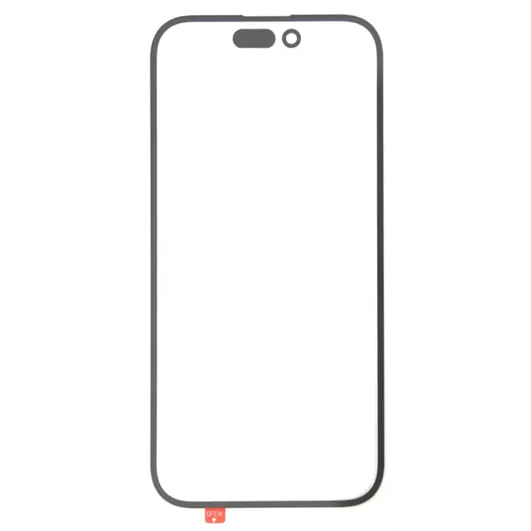 MR1_97533 Скло дисплея iphone 14 pro + oca (6.1") для переклеювання black 