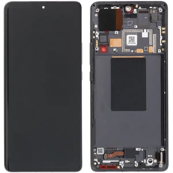 MR1_98280 Дисплей xiaomi 12 pro / xiaomi 12s pro complete with frame black (original amoled) 