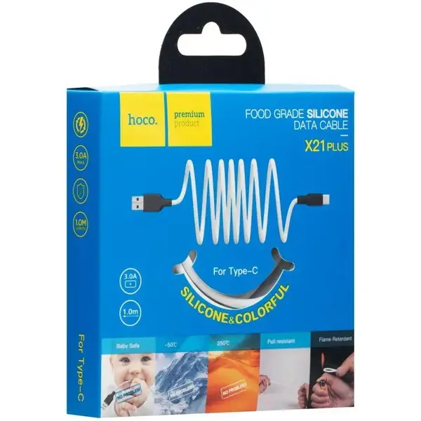 MR1_97025 Кабель usb lightning hoco x21 (1m / 3a) 
