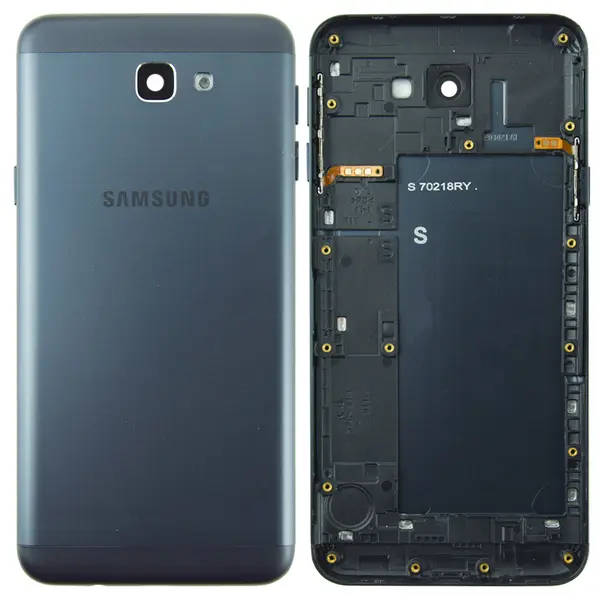 MR1_101111 Задня частина корпусу samsung galaxy j5 prime sm-g570 black (з склом камери) 