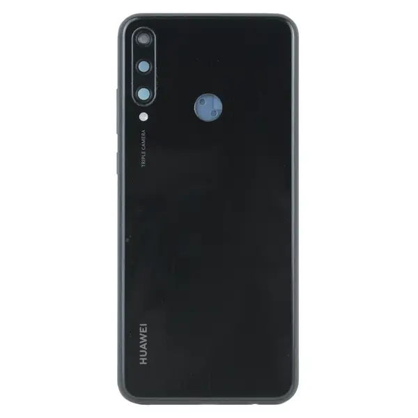 MR1_101125 Задня частина корпусу huawei y6p black (з склом камери) 