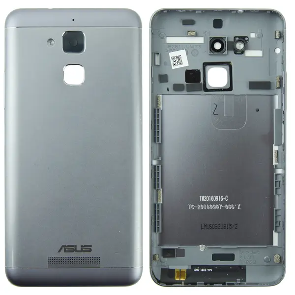 MR1_101134 Задня частина корпусу asus zenfone 3 max (zc520tl) gray (з склом камери) 