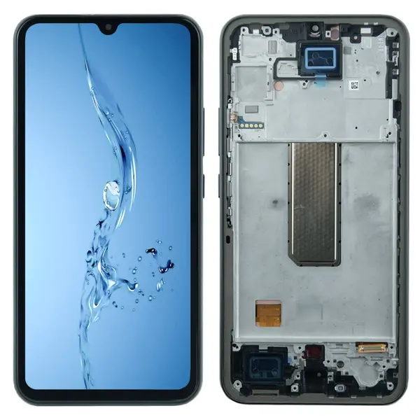 MR1_101312 Дисплей samsung galaxy a34 5g sm-a346 oled with frame black (6.5" lcd) 