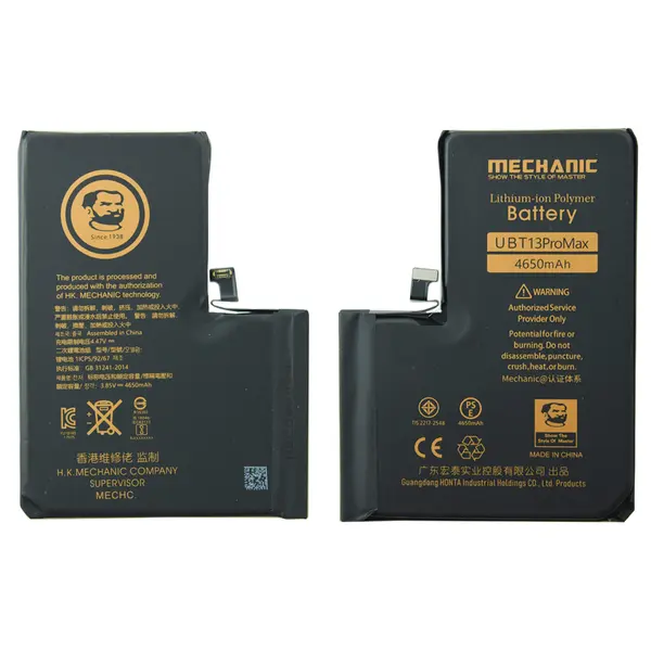 MR1_101378 Акумулятор mechanic для iphone 13 pro max (збільшена ємність, 4650mah) 