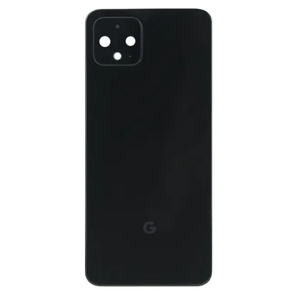 MR1_101480 Задня частина корпусу google pixel 4 black (з склом камери) 