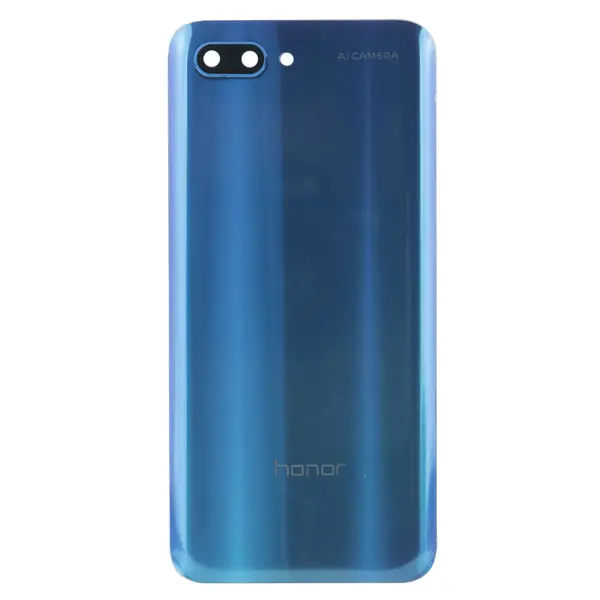 MR1_101490 Задня частина корпусу huawei honor 10 blue (з склом камери) 
