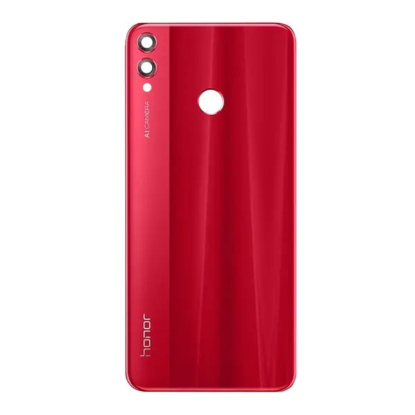 MR1_101495 Задня частина корпусу huawei honor 8x red (з склом камери) 