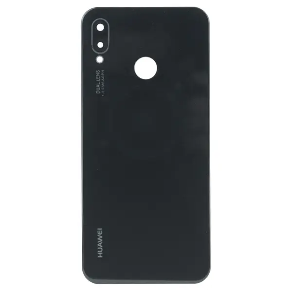 MR1_101500 Задня частина корпусу huawei nova 3e / p20 lite black (з склом камери) 