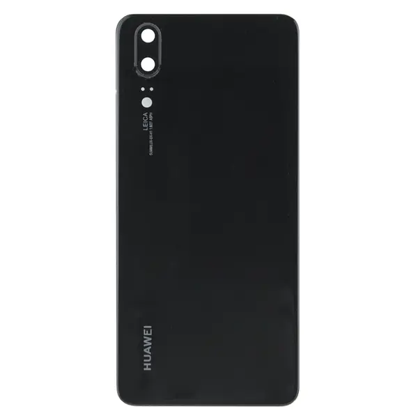 MR1_101574 Задня частина корпусу huawei p20 black (з склом камери) 