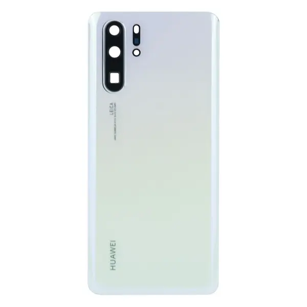 MR1_101576 Задня частина корпусу huawei p30 pro white (з склом камери) 