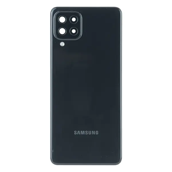 MR1_101541 Задня частина корпусу samsung galaxy a22 lte sm-a225 black (з склом камери) 