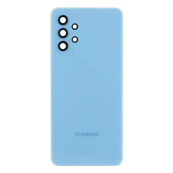 MR1_101552 Задня частина корпусу samsung galaxy a32 sm-a325 blue (з склом камери) 