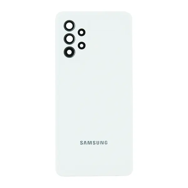 MR1_101715 Задня частина корпусу samsung galaxy a52 sm-a525 / a526 / a528 white (з склом камери) 