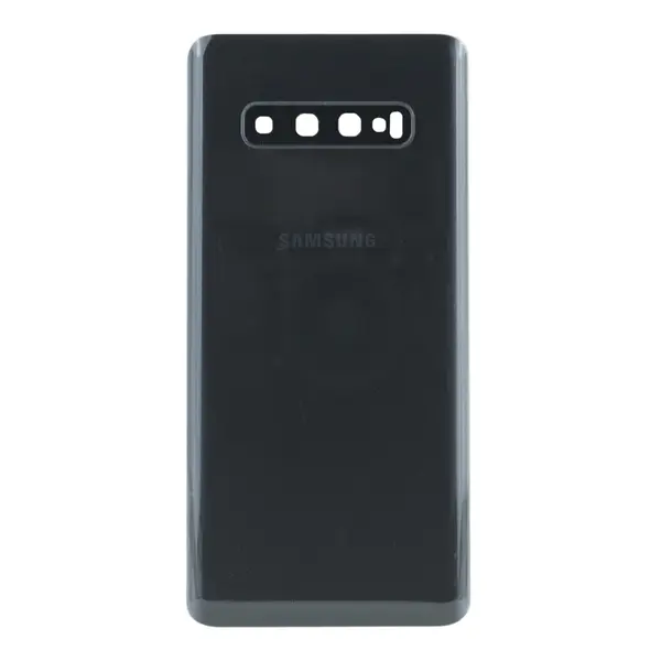 MR1_101720 Задня частина корпусу samsung galaxy s10 plus sm-g975 black (з склом камери) 