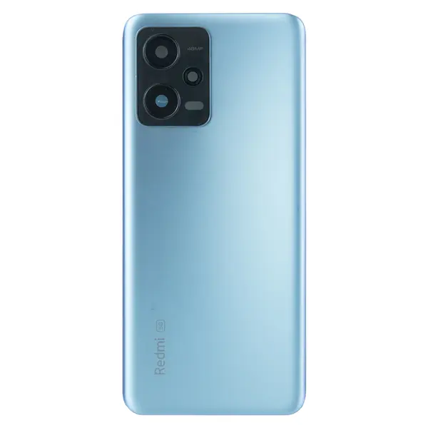 MR1_101682 Задня частина корпусу xiaomi redmi note 12 5g blue (з склом камери) 