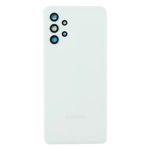MR1_102198 Задня частина корпусу samsung galaxy a32 5g sm-a326 white (з склом камери) original (prc) 