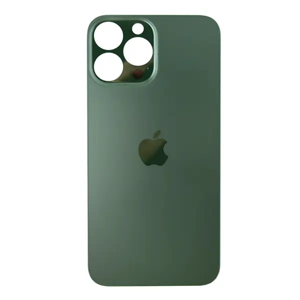 MR1_102466 Кришка задня iphone 13 pro max green (великий виріз під камеру) 
