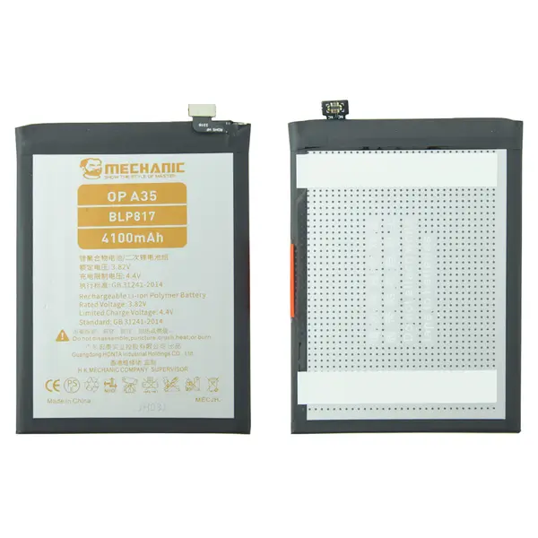 MR1_103612 Акумулятор mechanic blp817 для oppo a15 / a15s / a35 5g (4100mah) 