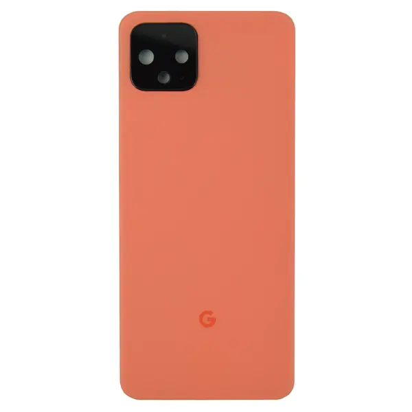 MR1_103726 Задня частина корпусу google pixel 4 orange (з склом камери) 