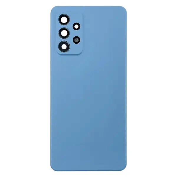 MR1_104425 Задня частина корпусу samsung galaxy a52 sm-a525 / a526 / a528 blue (з склом камери) 