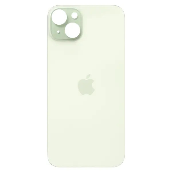 MR1_101966 Кришка задня iphone 15 plus green (великий виріз під камеру) 