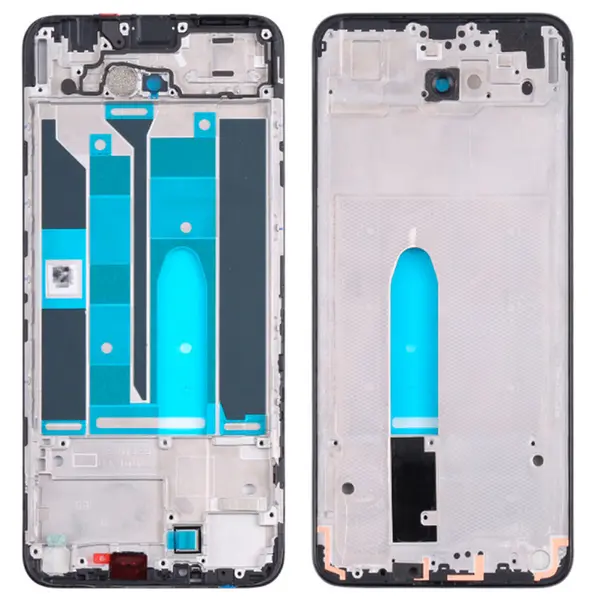 MR1_101879 Рамка дисплея oppo realme 8 / realme 8 pro black 