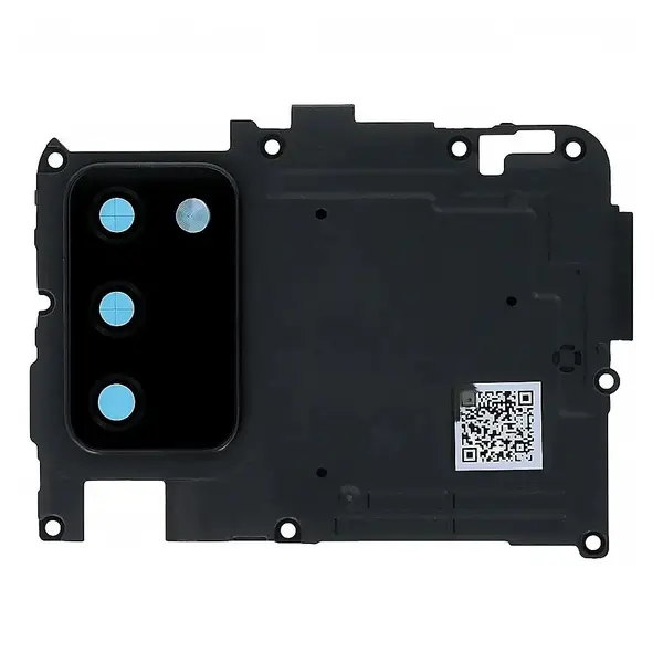 MR1_102209 Скло камери samsung galaxy a02s sm-a025 / galaxy a03s sm-a037 black (з рамкою) 
