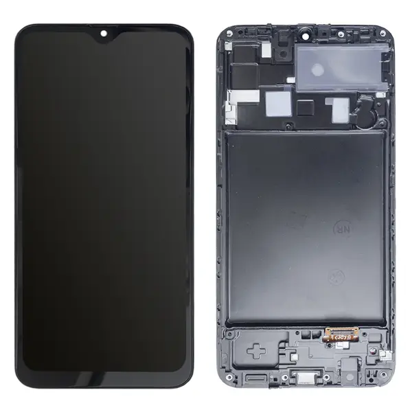 MR1_102018 Дисплей samsung galaxy a20 sm-a205 oled with frame black 