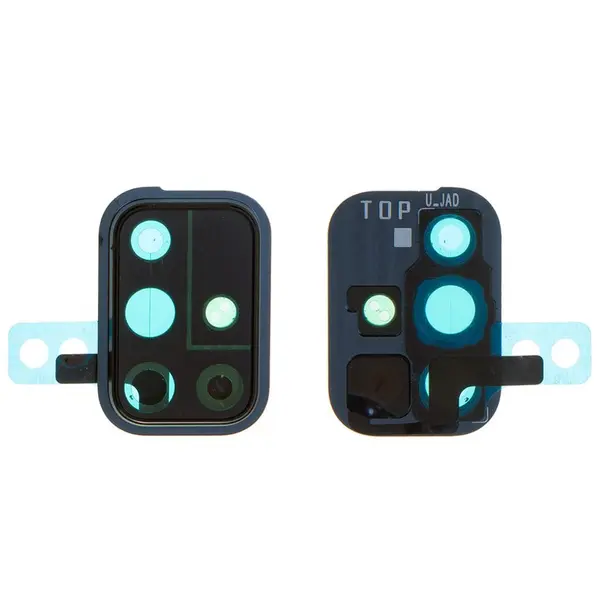 MR1_102231 Скло камери samsung galaxy a71 sm-a715 / a71 5g sm-a716 black (з рамкою) 