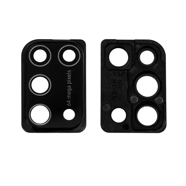 MR1_102218 Скло камери samsung galaxy m31 sm-m315 black (з рамкою) 
