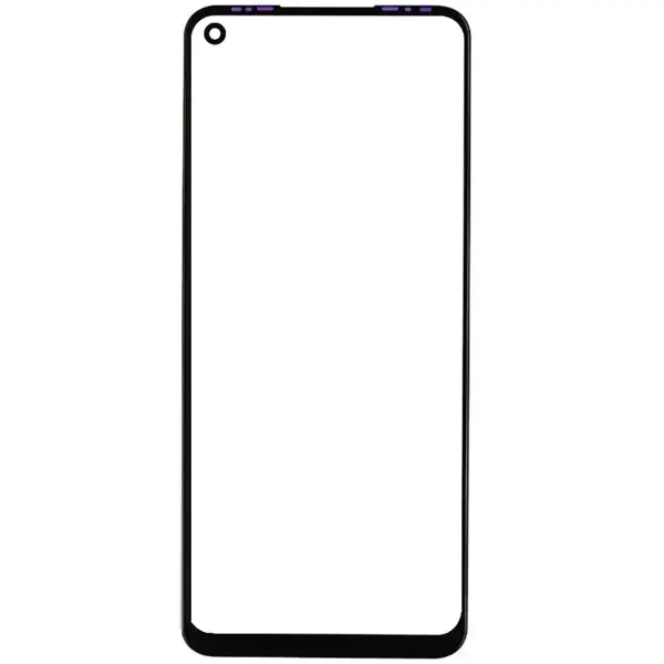 MR1_103964 Скло дисплея tecno spark 6 / tecno camon 16 se / tecno pova black + oca (для переклеювання) 