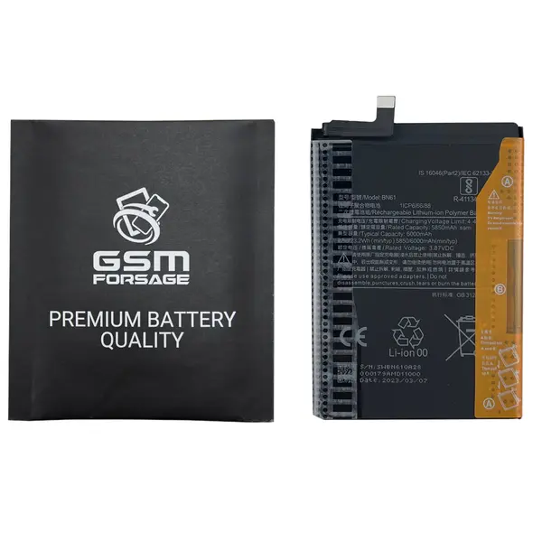 MR1_105744 Акумулятор bn61 (6000mah) для xiaomi poco x3 premium quality 