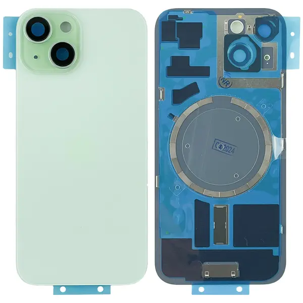 MR1_106915 Кришка задня iphone 15 green (з рамкою) original (prc) 