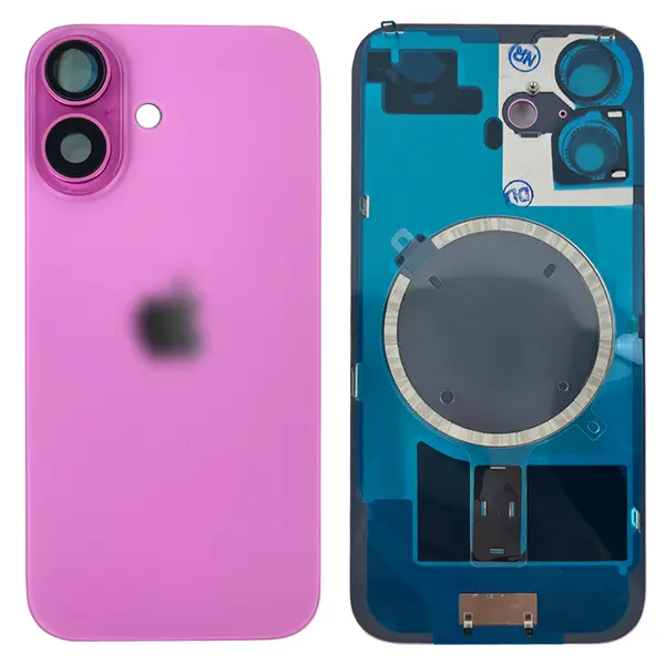 MR1_108052 Кришка задня iphone 16 pink (з рамкою) original (prc) 