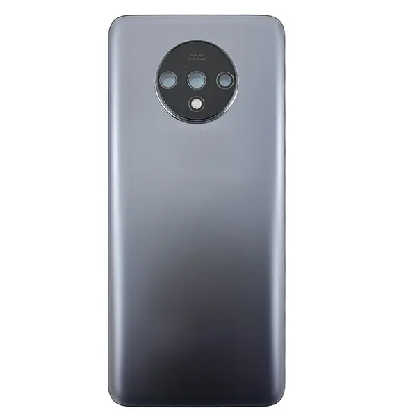 MR1_108086 Задня частина корпусу oneplus 7t frosted silver (з склом камери) 
