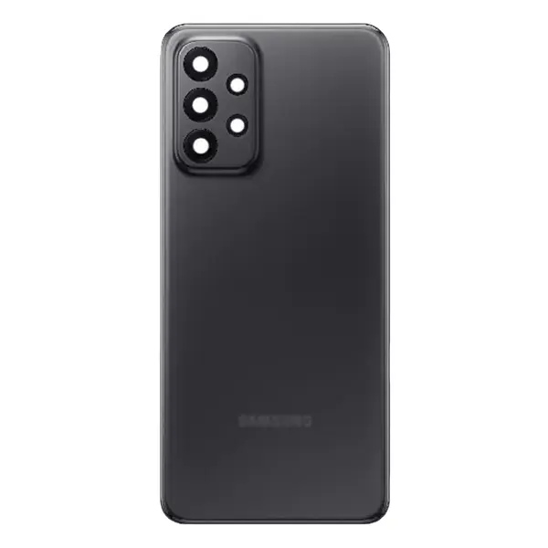 MR1_108089 Задня частина корпусу samsung galaxy a23 sm-a235 black (з склом камери) 
