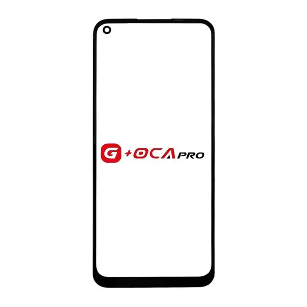 MR1_108334 Скло дисплея oca pro для realme 7i black + oca (для переклеювання) 