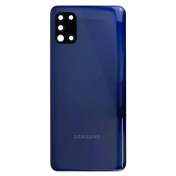 MR1_109633 Задня частина корпусу samsung galaxy a31 sm-a315 blue (з склом камери) 