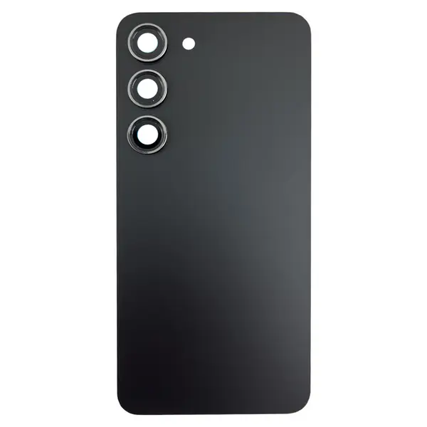 MR1_109644 Задня частина корпусу samsung galaxy s23 sm-s911 phantom black (з склом камери) 