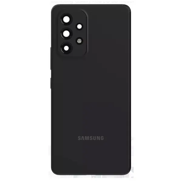 MR1_106595 Задня частина корпусу samsung galaxy a53 5g 2022 sm-a536 black (з склом камери) 