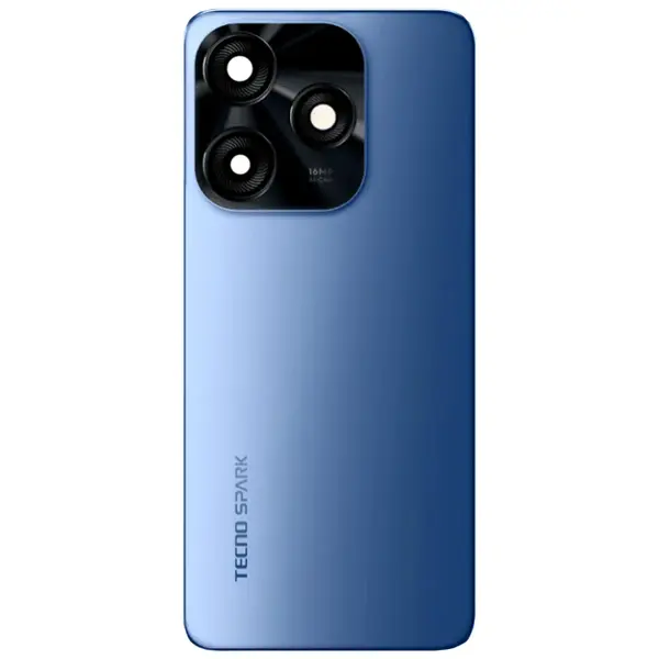 MR1_106559 Задня частина корпусу tecno spark 10c meta blue (з склом камери) 