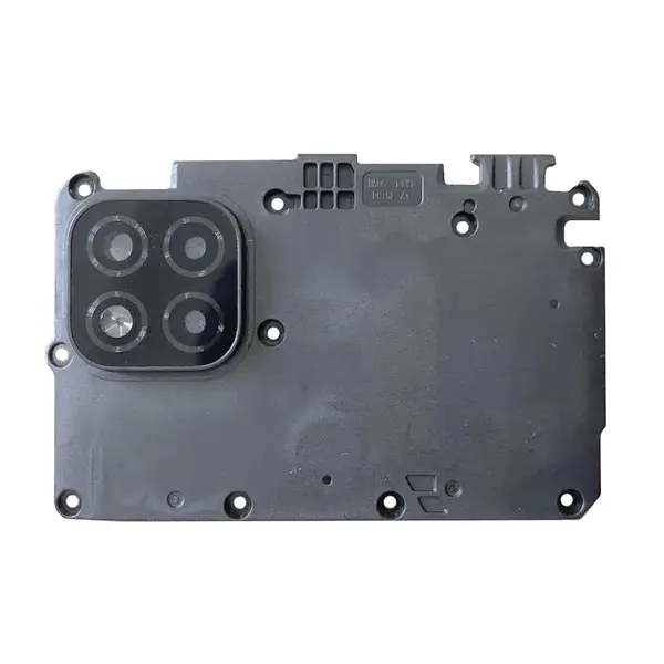 MR1_108148 Скло камери xiaomi redmi 9c / poco c3 black (з рамкою) 