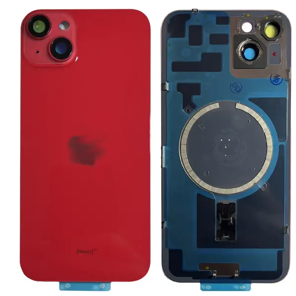 MR1_106911 Кришка задня iphone 14 plus red (з рамкою) original (prc) 