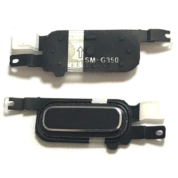 MR1_39528 Кнопка центральна для samsung g350, чорний PRC
