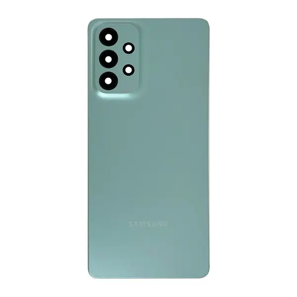MR1_109859 Задня частина корпусу samsung galaxy a73 5g sm-a736 green (з склом камери) original (prc) 