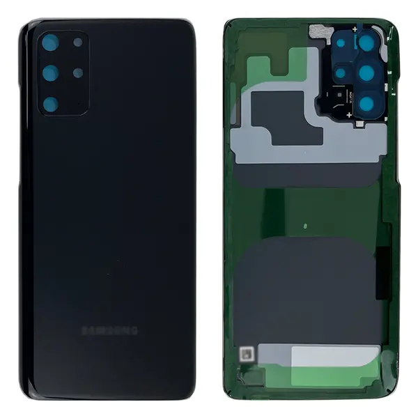 MR1_111096 Задня частина корпусу samsung galaxy s20 plus sm-g985 / g986 black (з склом камери) original (prc) 